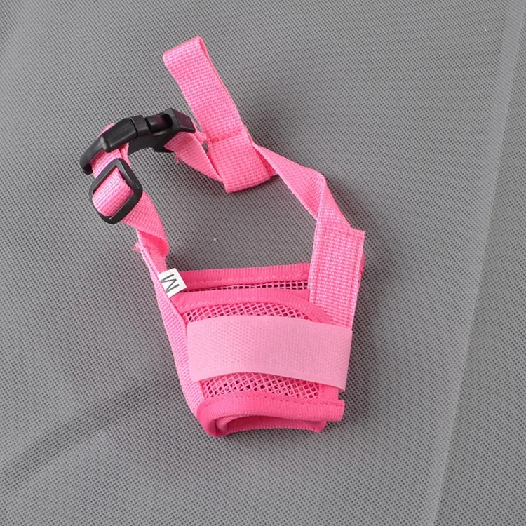 collier rose pour chien avec poignée